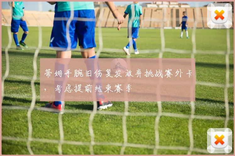 蒂姆手腕旧伤复发放弃挑战赛外卡，考虑提前结束赛季